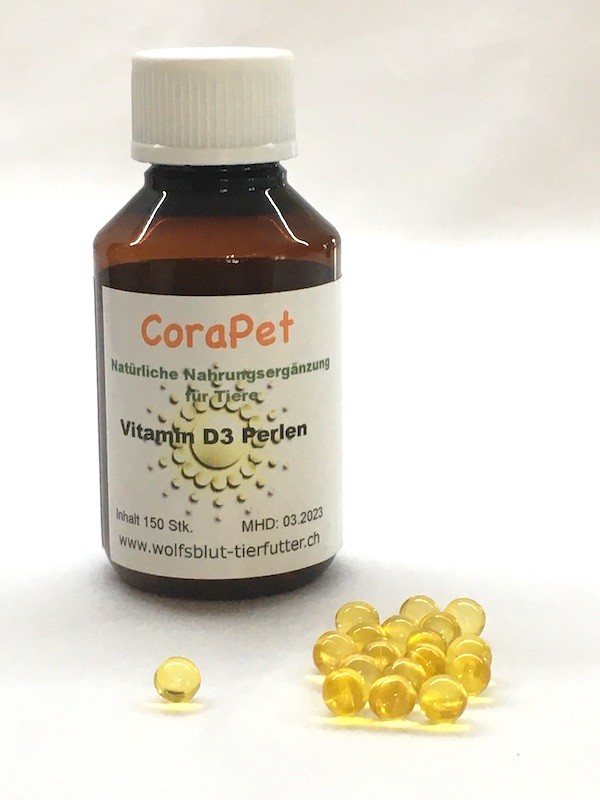 CoraPet Vitamin D3 150 Perlen