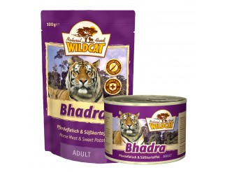 Wildcat Bhadra mit Pferdefleisch und Süsskartoffel Pouch