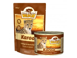Wildcat Karoo Adult mit Geflügel und Kaninchen Pouch