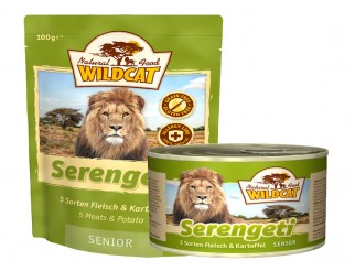 Wildcat Serengeti Senior - 5 Sorten Fleisch Pouch